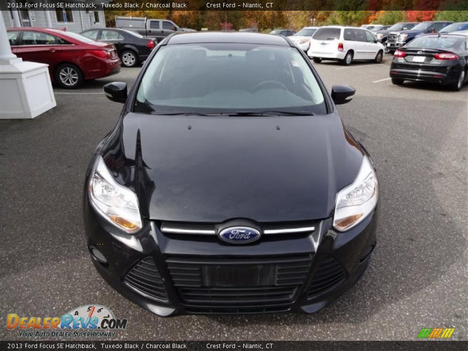 2013 Ford Focus SE Hatchback Tuxedo Black / Charcoal Black Photo #2
