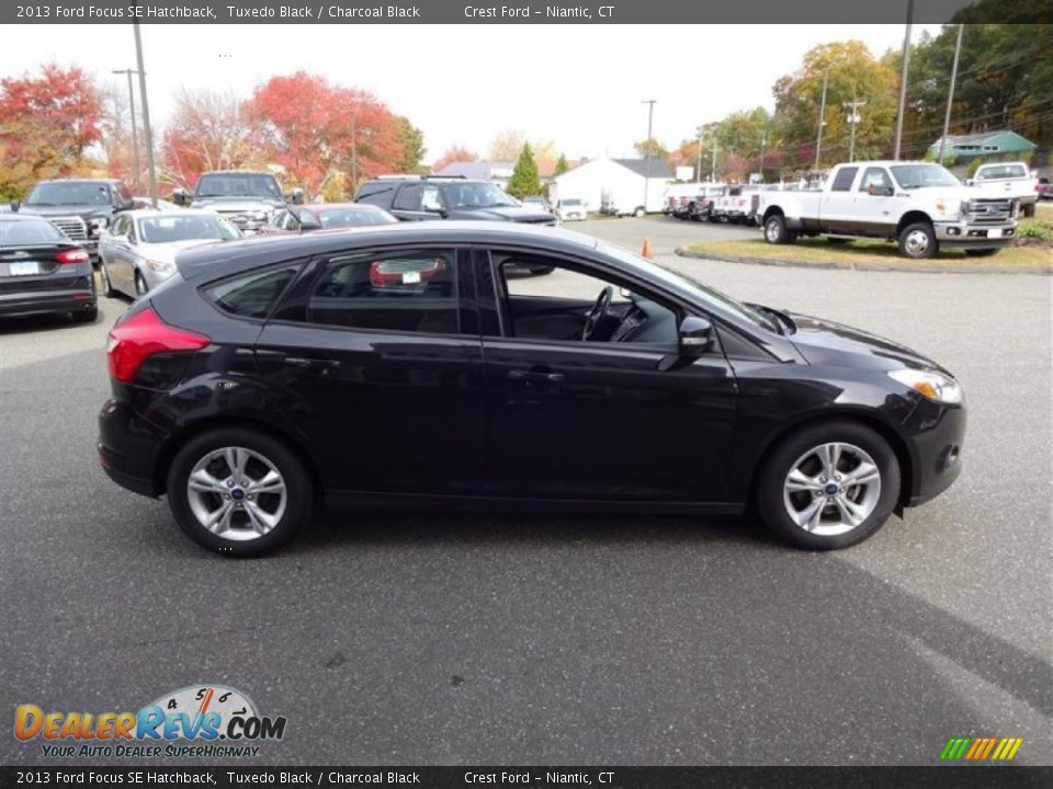 2013 Ford Focus SE Hatchback Tuxedo Black / Charcoal Black Photo #8