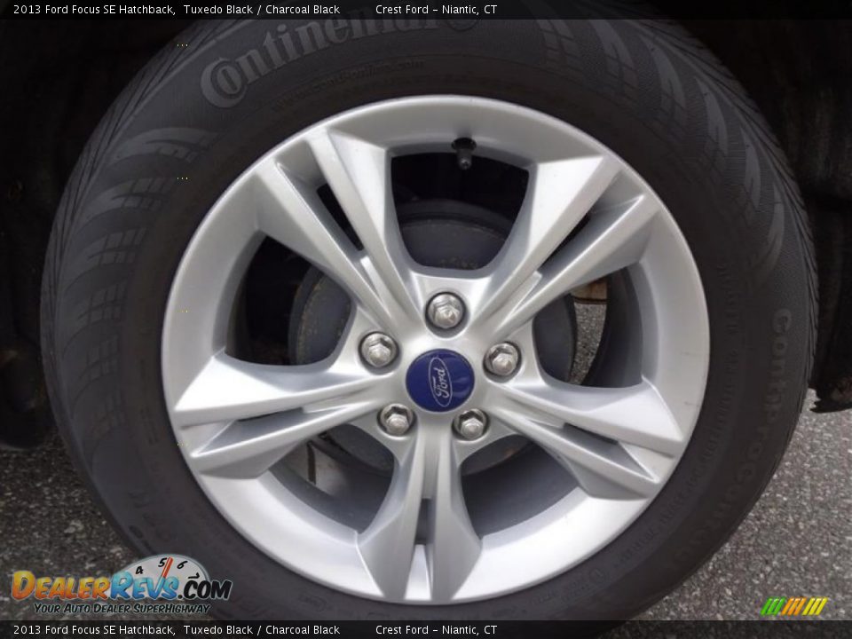 2013 Ford Focus SE Hatchback Tuxedo Black / Charcoal Black Photo #9