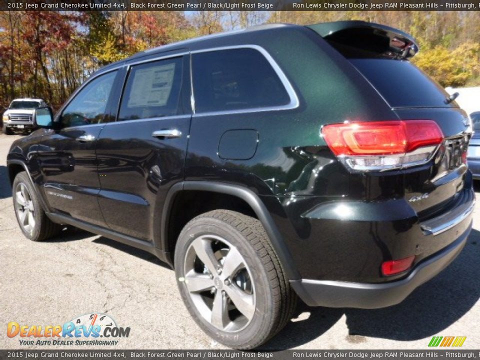 Black Forest Green Pearl 2015 Jeep Grand Cherokee Limited 4x4 Photo #2