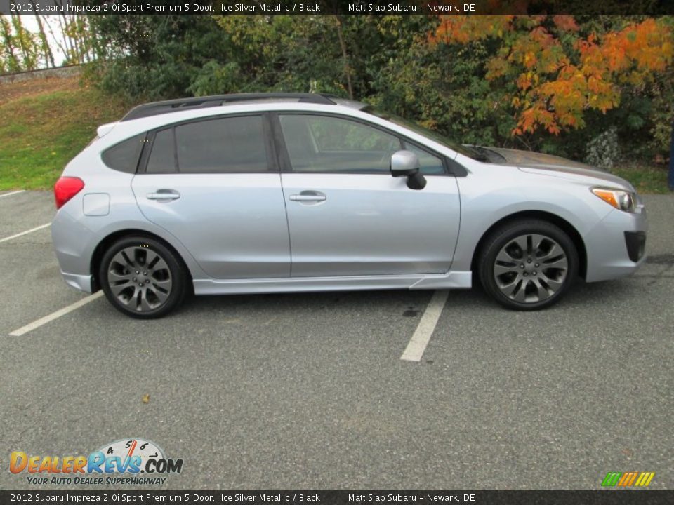 2012 Subaru Impreza 2.0i Sport Premium 5 Door Ice Silver Metallic / Black Photo #5