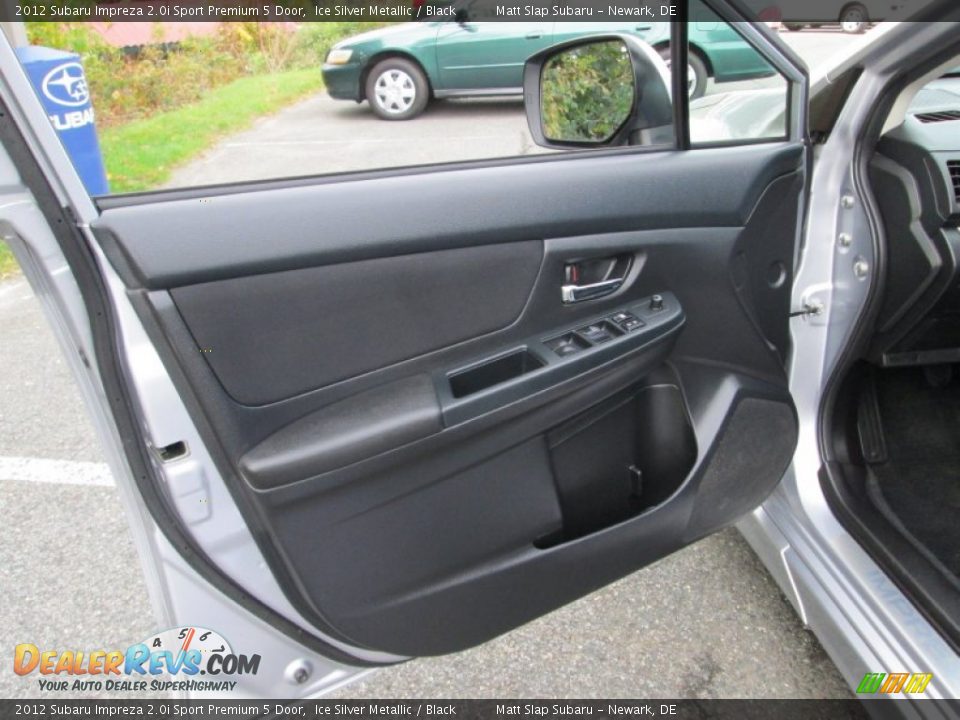 2012 Subaru Impreza 2.0i Sport Premium 5 Door Ice Silver Metallic / Black Photo #13