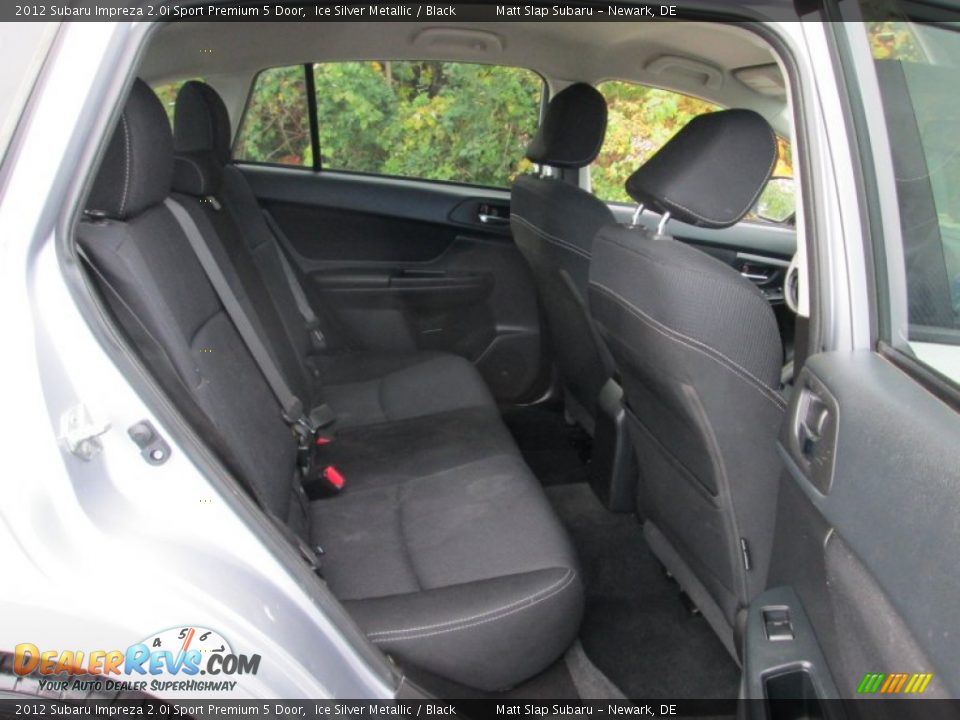 2012 Subaru Impreza 2.0i Sport Premium 5 Door Ice Silver Metallic / Black Photo #18