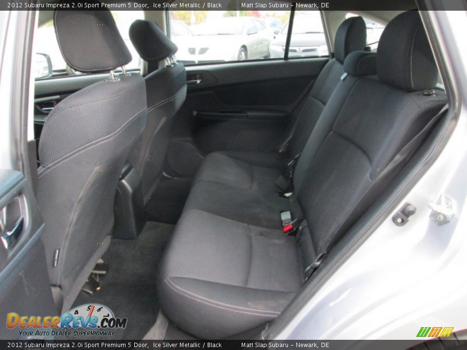 2012 Subaru Impreza 2.0i Sport Premium 5 Door Ice Silver Metallic / Black Photo #20