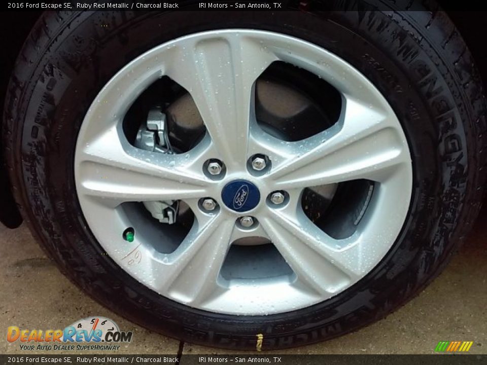2016 Ford Escape SE Ruby Red Metallic / Charcoal Black Photo #1