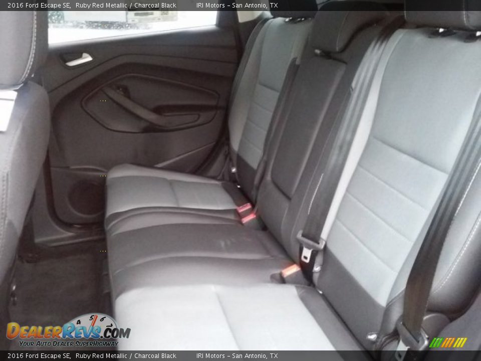 2016 Ford Escape SE Ruby Red Metallic / Charcoal Black Photo #10