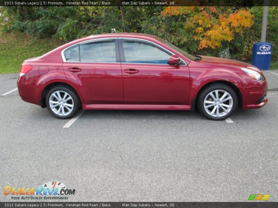 2013 Subaru Legacy 2.5i Premium Venetian Red Pearl / Black Photo #5
