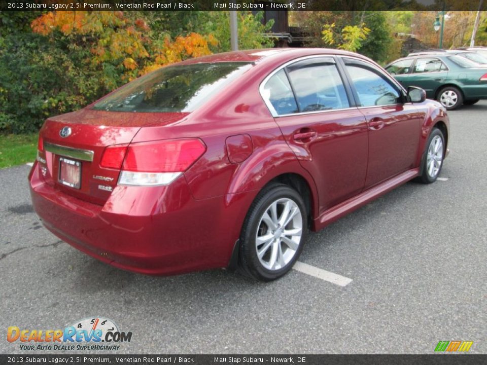 2013 Subaru Legacy 2.5i Premium Venetian Red Pearl / Black Photo #6
