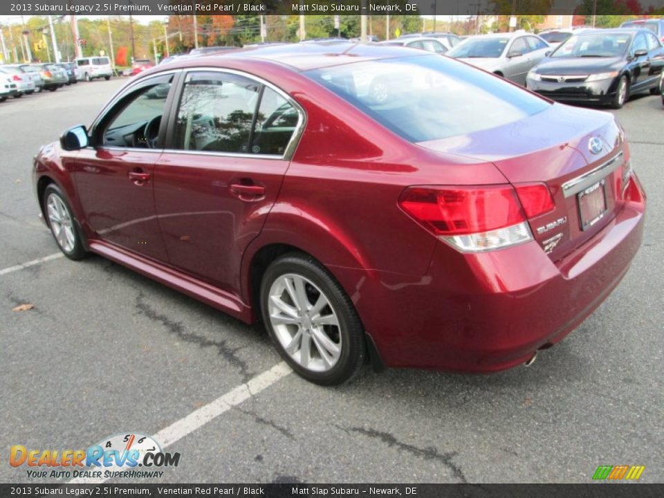 2013 Subaru Legacy 2.5i Premium Venetian Red Pearl / Black Photo #8