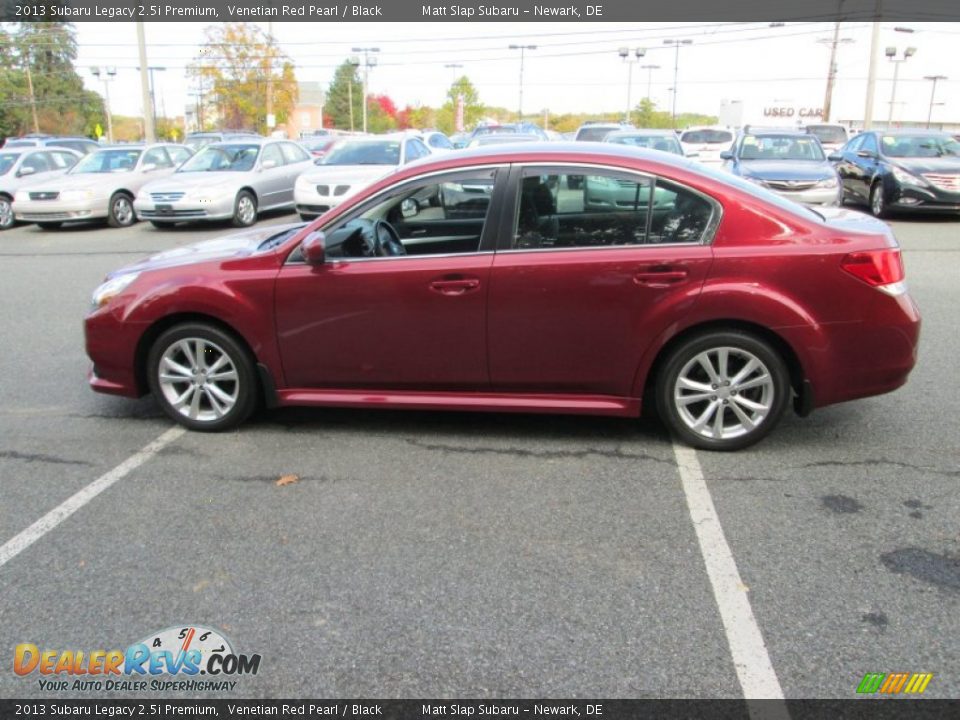 2013 Subaru Legacy 2.5i Premium Venetian Red Pearl / Black Photo #9
