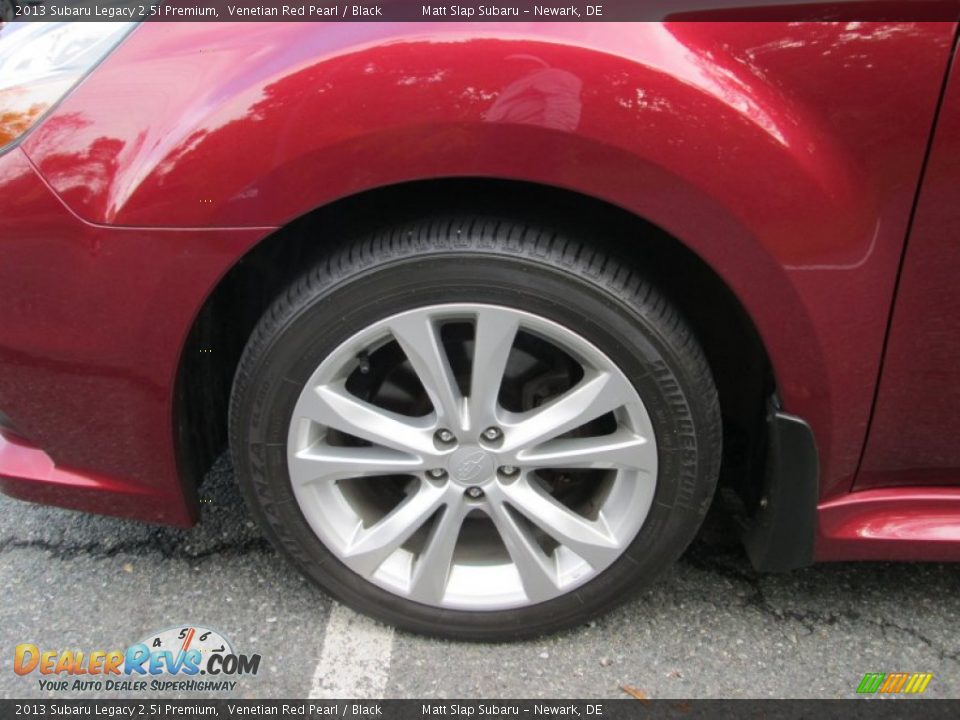 2013 Subaru Legacy 2.5i Premium Venetian Red Pearl / Black Photo #21