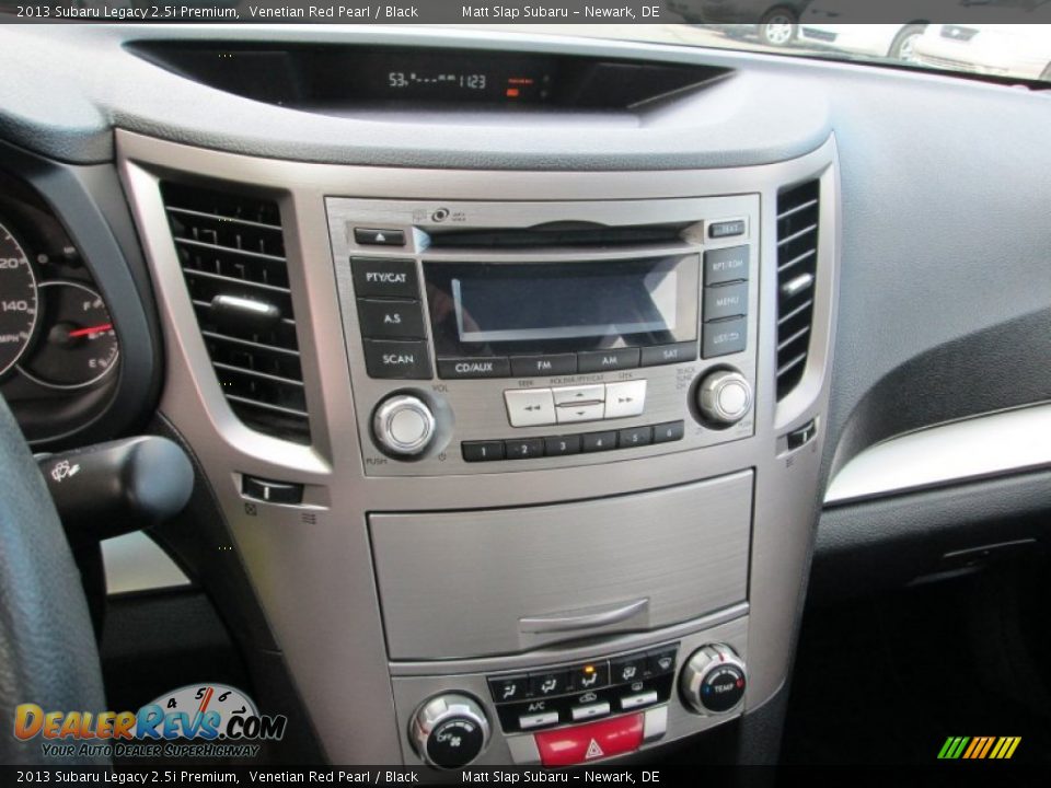 2013 Subaru Legacy 2.5i Premium Venetian Red Pearl / Black Photo #24