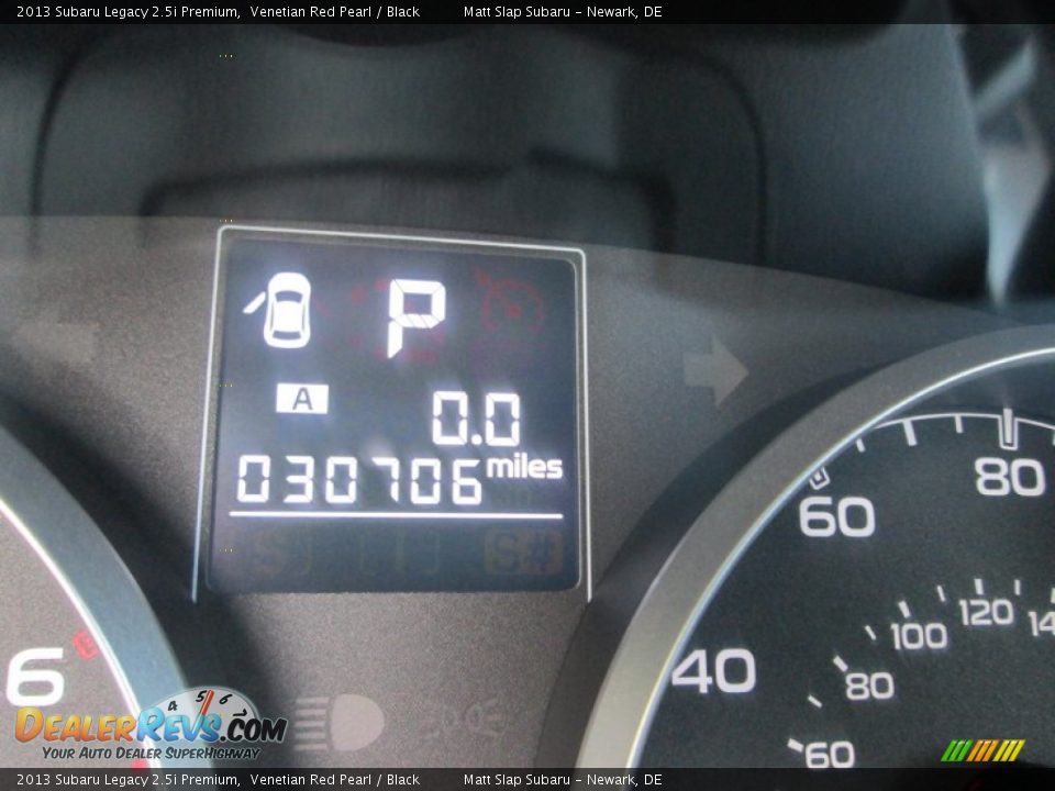 2013 Subaru Legacy 2.5i Premium Venetian Red Pearl / Black Photo #27