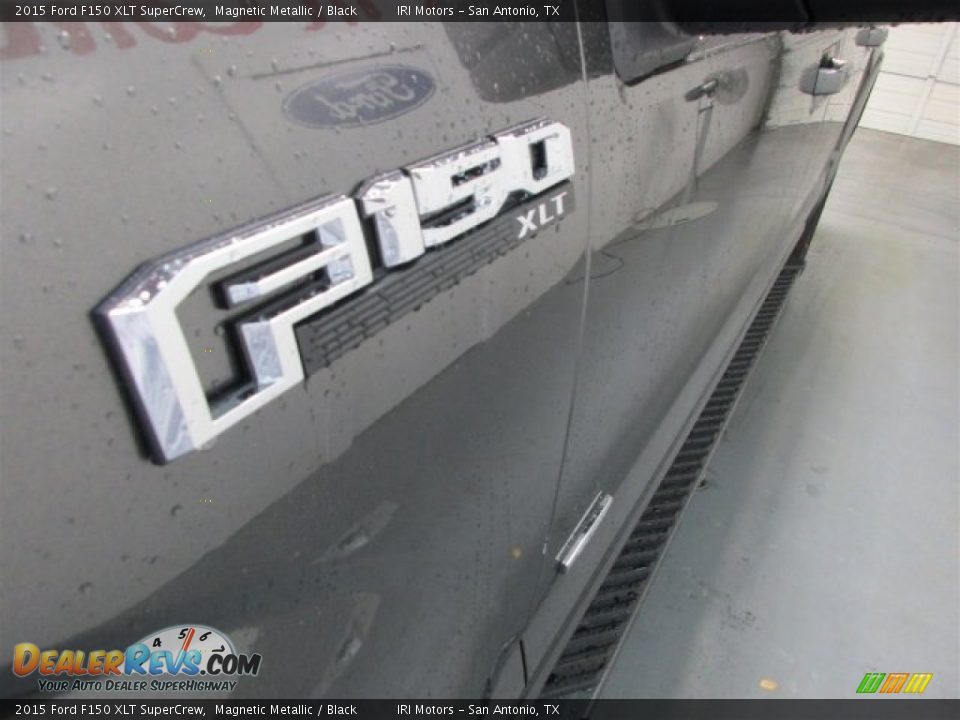 2015 Ford F150 XLT SuperCrew Magnetic Metallic / Black Photo #4