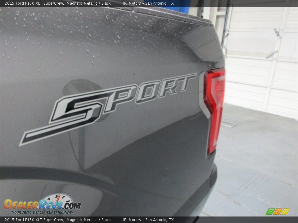 2015 Ford F150 XLT SuperCrew Magnetic Metallic / Black Photo #5