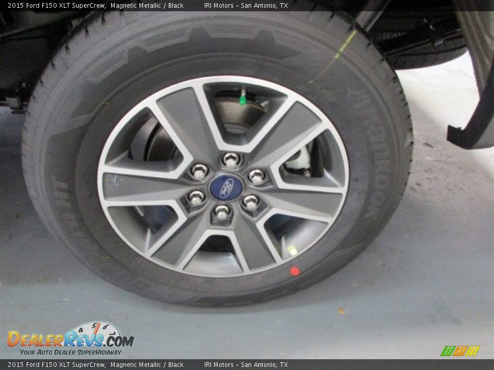 2015 Ford F150 XLT SuperCrew Magnetic Metallic / Black Photo #6