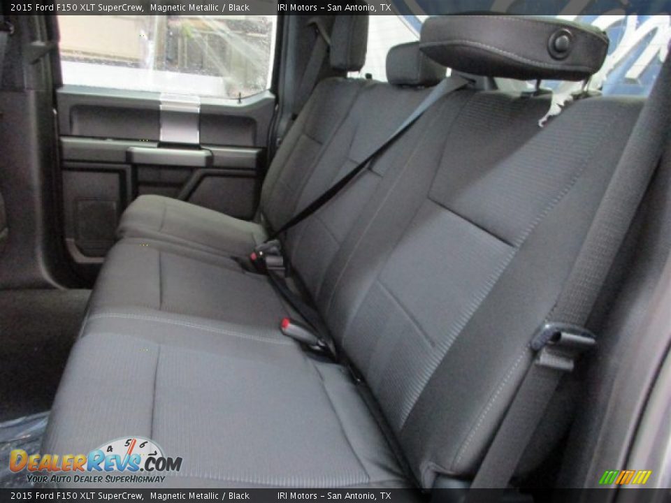 2015 Ford F150 XLT SuperCrew Magnetic Metallic / Black Photo #9