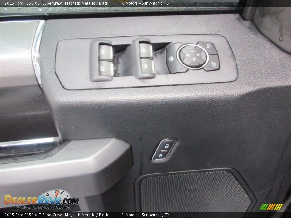 2015 Ford F150 XLT SuperCrew Magnetic Metallic / Black Photo #12