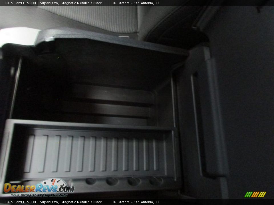 2015 Ford F150 XLT SuperCrew Magnetic Metallic / Black Photo #16