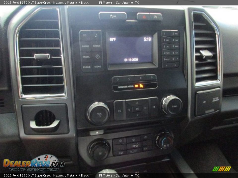 2015 Ford F150 XLT SuperCrew Magnetic Metallic / Black Photo #18