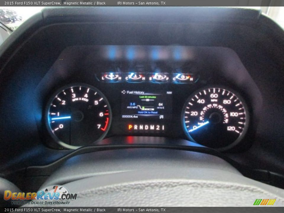 2015 Ford F150 XLT SuperCrew Magnetic Metallic / Black Photo #20