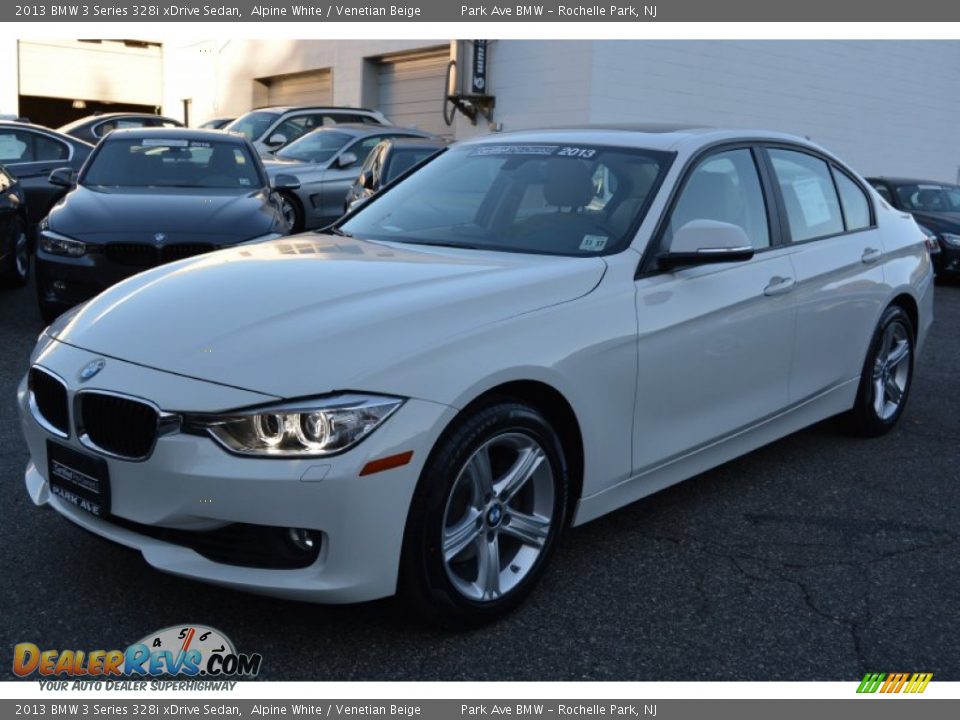 2013 BMW 3 Series 328i xDrive Sedan Alpine White / Venetian Beige Photo #6