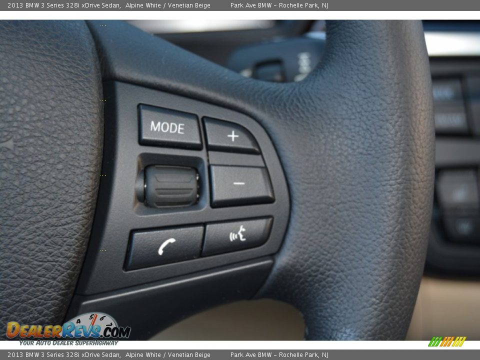 2013 BMW 3 Series 328i xDrive Sedan Alpine White / Venetian Beige Photo #20