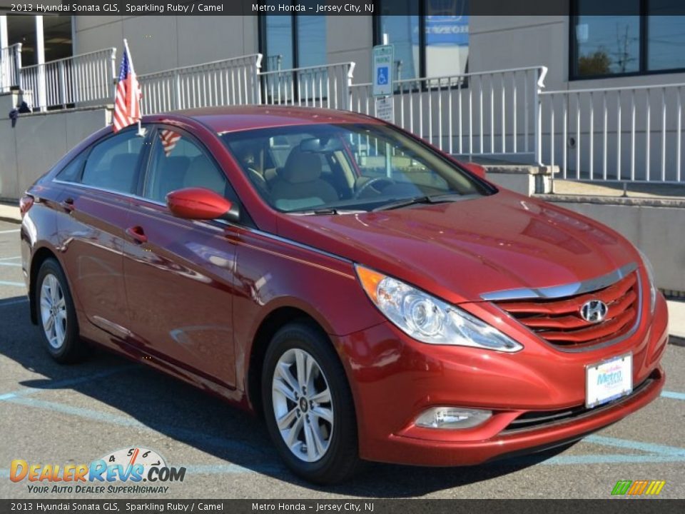 2013 Hyundai Sonata GLS Sparkling Ruby / Camel Photo #1
