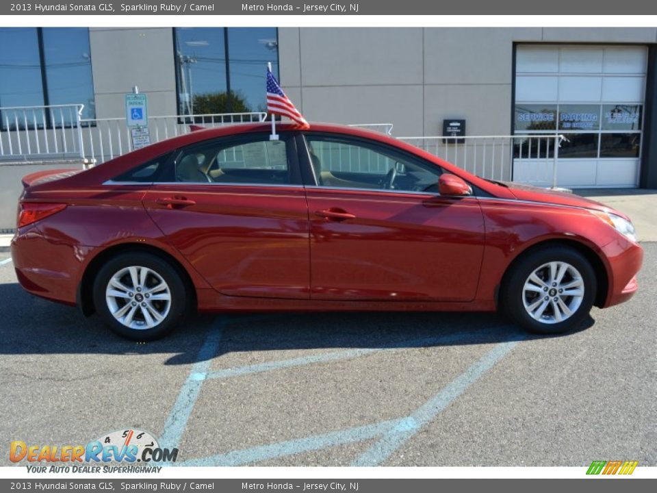 2013 Hyundai Sonata GLS Sparkling Ruby / Camel Photo #2