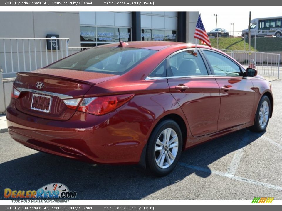 2013 Hyundai Sonata GLS Sparkling Ruby / Camel Photo #3