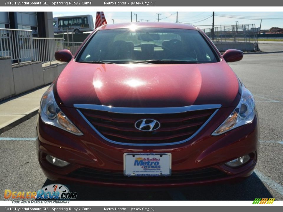 2013 Hyundai Sonata GLS Sparkling Ruby / Camel Photo #8
