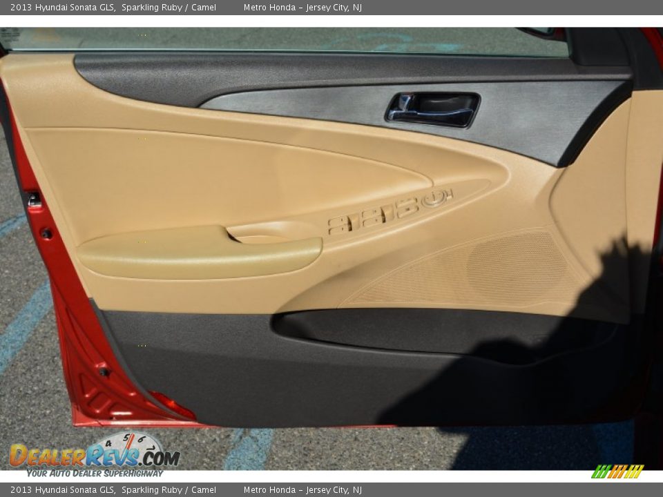 2013 Hyundai Sonata GLS Sparkling Ruby / Camel Photo #9