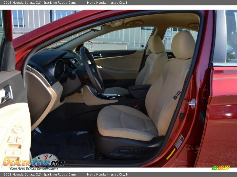 2013 Hyundai Sonata GLS Sparkling Ruby / Camel Photo #12