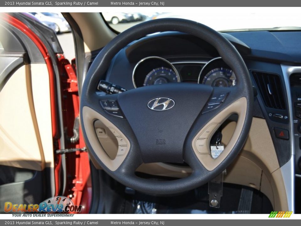 2013 Hyundai Sonata GLS Sparkling Ruby / Camel Photo #16