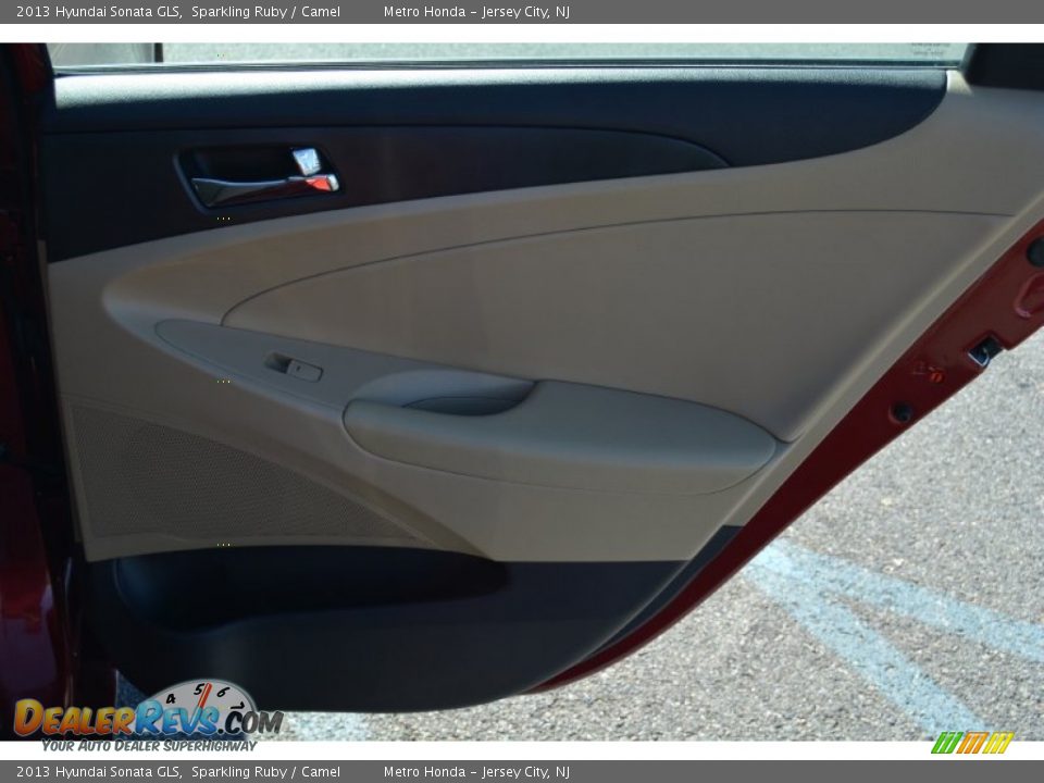 2013 Hyundai Sonata GLS Sparkling Ruby / Camel Photo #22