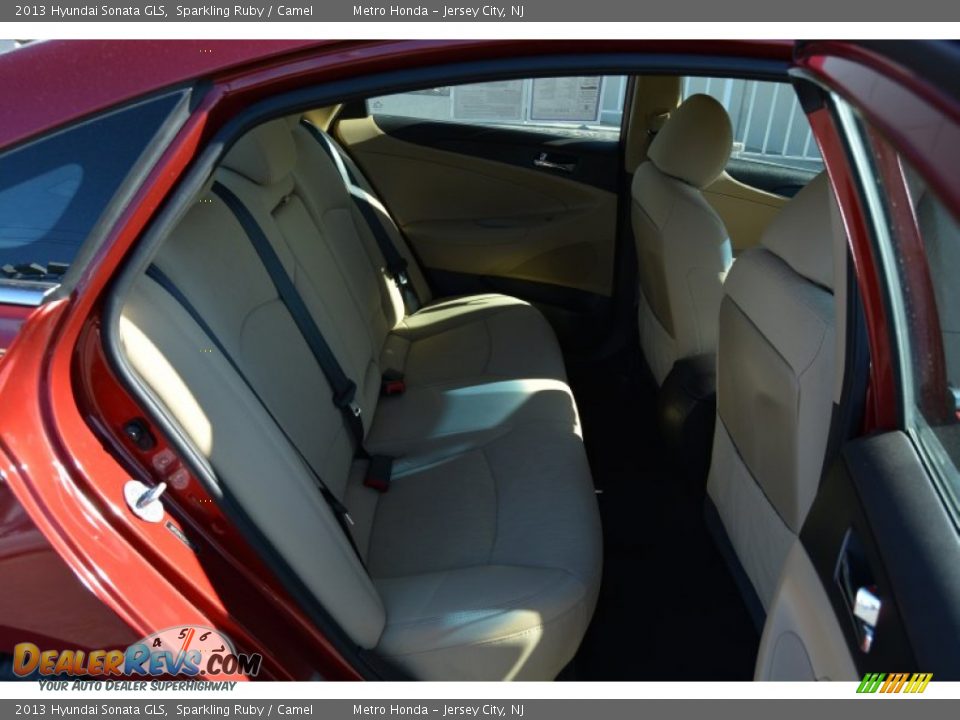 2013 Hyundai Sonata GLS Sparkling Ruby / Camel Photo #23