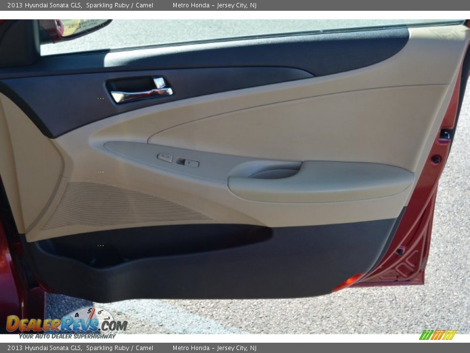 2013 Hyundai Sonata GLS Sparkling Ruby / Camel Photo #24