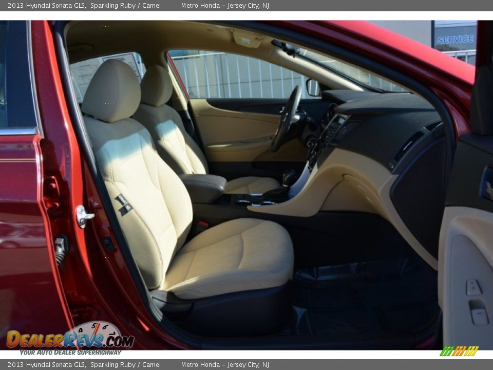 2013 Hyundai Sonata GLS Sparkling Ruby / Camel Photo #26