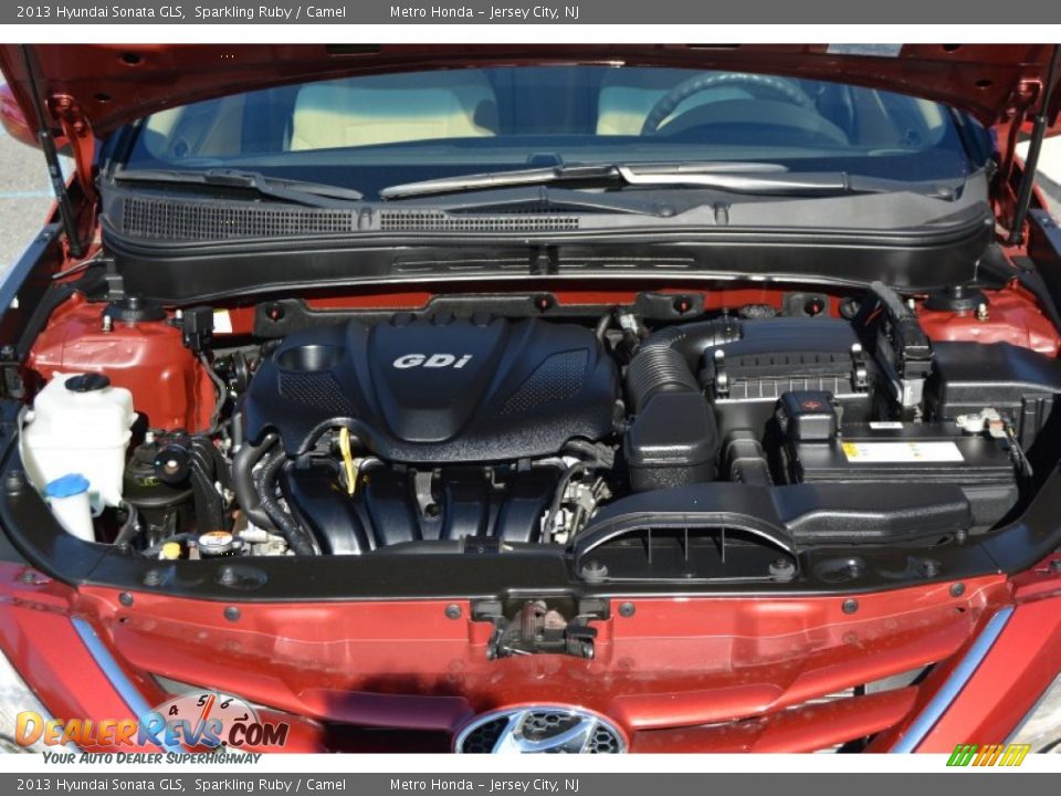 2013 Hyundai Sonata GLS Sparkling Ruby / Camel Photo #27