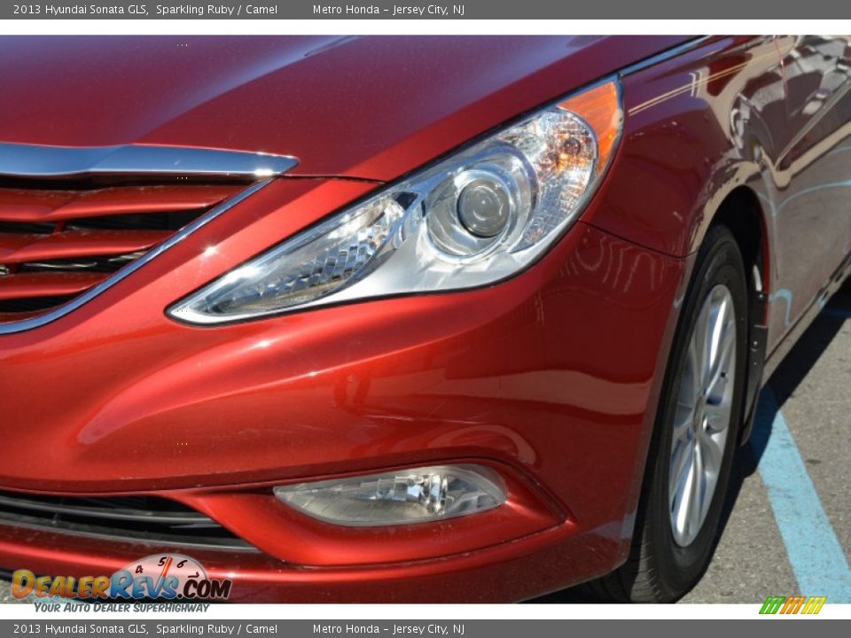 2013 Hyundai Sonata GLS Sparkling Ruby / Camel Photo #28