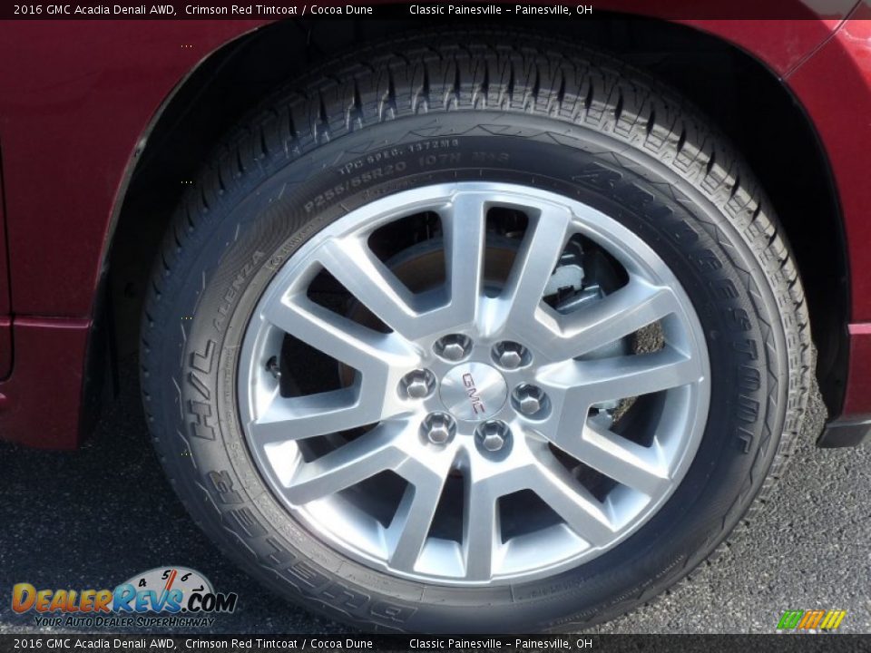 2016 GMC Acadia Denali AWD Crimson Red Tintcoat / Cocoa Dune Photo #5