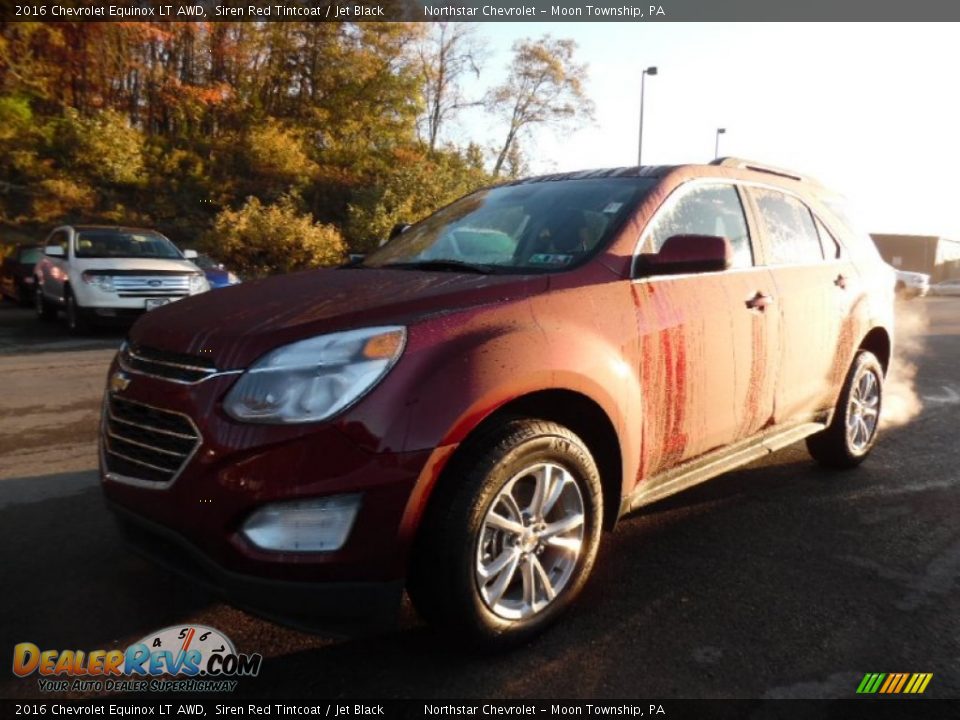 2016 Chevrolet Equinox LT AWD Siren Red Tintcoat / Jet Black Photo #1
