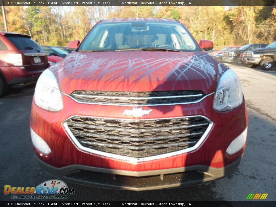 2016 Chevrolet Equinox LT AWD Siren Red Tintcoat / Jet Black Photo #2