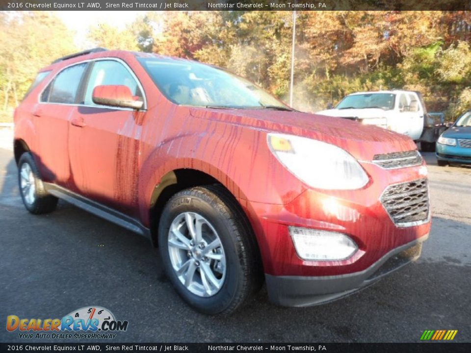2016 Chevrolet Equinox LT AWD Siren Red Tintcoat / Jet Black Photo #3