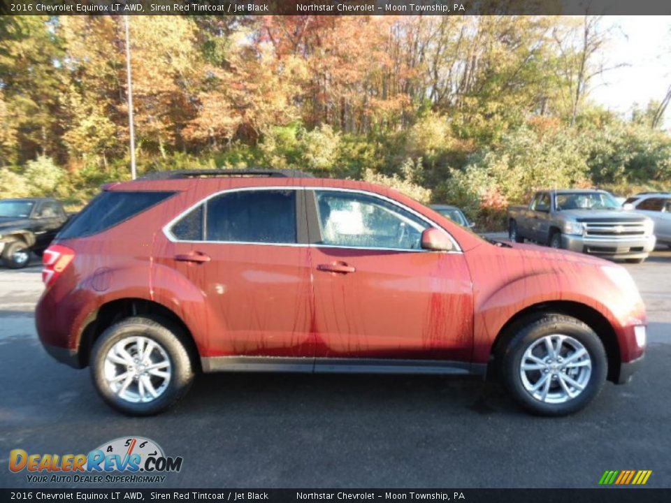 2016 Chevrolet Equinox LT AWD Siren Red Tintcoat / Jet Black Photo #4