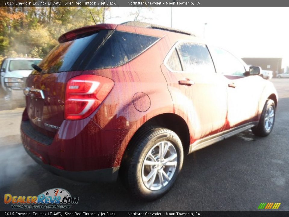 2016 Chevrolet Equinox LT AWD Siren Red Tintcoat / Jet Black Photo #5