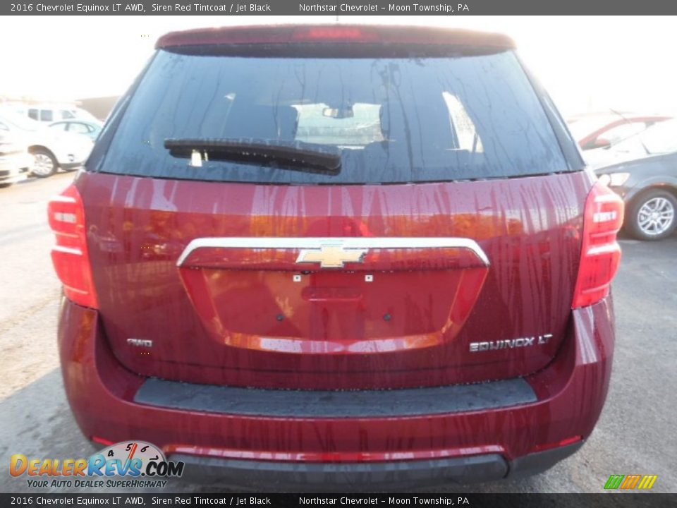 2016 Chevrolet Equinox LT AWD Siren Red Tintcoat / Jet Black Photo #6