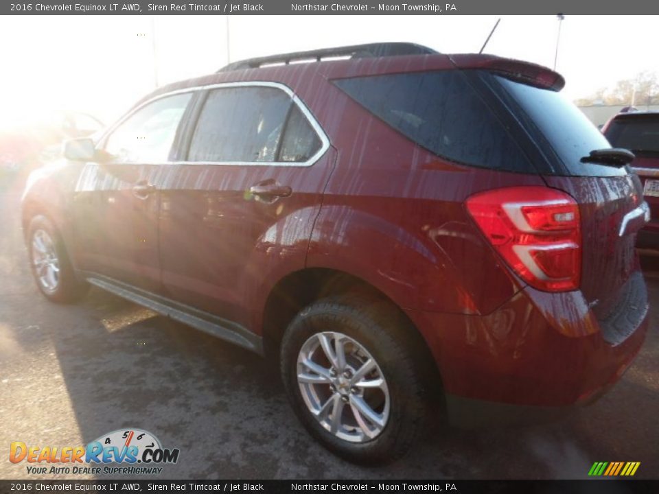 2016 Chevrolet Equinox LT AWD Siren Red Tintcoat / Jet Black Photo #8