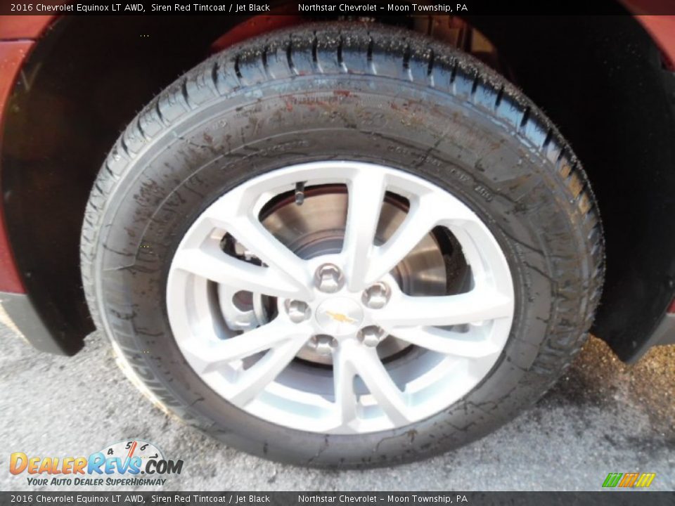 2016 Chevrolet Equinox LT AWD Siren Red Tintcoat / Jet Black Photo #10