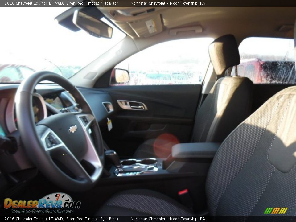 2016 Chevrolet Equinox LT AWD Siren Red Tintcoat / Jet Black Photo #11